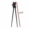 thumbnail image 2 of Children Caimao Doll Kids Helper Flatware Cute Cat Practice chopsticks Training Chopsticks WHITE, 2 of 8