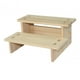 thumbnail image 4 of Estante de exhibición de madera, soporte de exhibición para objetos coleccionables, decoración sencilla y duradera. 2 capas 20cm, 4 of 9