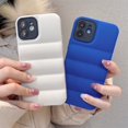 thumbnail image 4 of Chaqueta de plumón de Tpu de algodón 3d, fundas de teléfono acolchadas de cara norte, fundas protectoras a prueba de golpes para Iphone 14 Plus 13 12 Pro Xs Max Xr Xs 7/8, 4 of 4