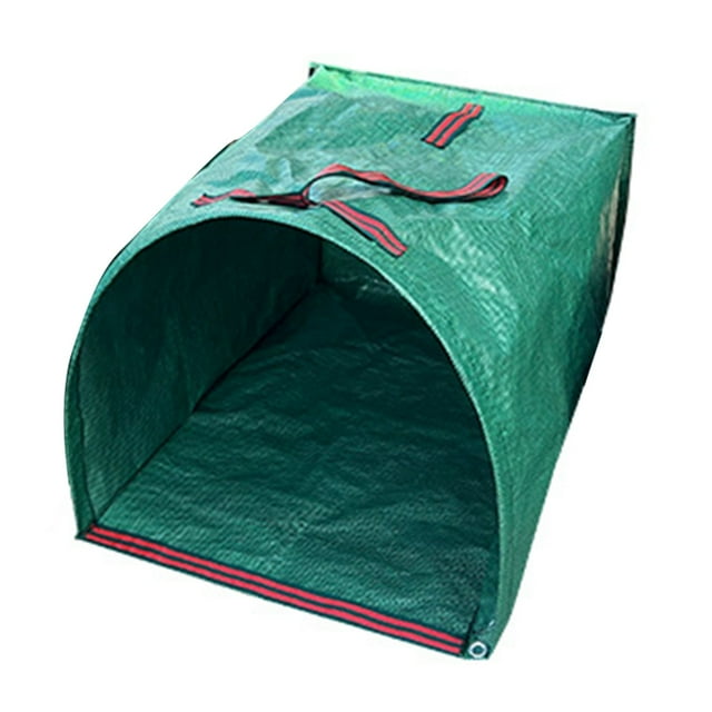 Organisation de Rangement pour Cour Extérieure, Support de Collecteur de Feuilles Grande Capacité en Matériau PP avec Conception Type Porte-Poussière pour Jardin