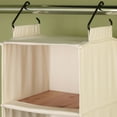 thumbnail image 4 of Household Essentials Cedarline 6-Shelf Hanging Closet Organizer, Heavy-Duty Cotton Canvas, Breathable, Versatile, Compact, Perfect for Rod or Wire Closets, Natural, 4 of 6