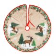 thumbnail image 4 of Christmas Tree Skirt 32 Inch Christmas Tree Skirt Ornament 39 Inch Diameter Christmas Tree Bottom Decoration Christmas Decorations Tree Ornaments Christmas Tree Decorations Ornaments, 4 of 9