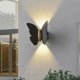 thumbnail image 1 of Black Shaped Butterfly LED Wall Lamp, Aluminum Waterproof Light For Garden Bedroom Living Room Stairs Hallway Decoration, 1 of 4
