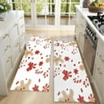 thumbnail image 4 of Kitchen Rugs Sets Of 2,Red Christmas Gingerbread Man Pattern Anti Fatigue Kitchen Mat Rugs Non Slip Washable,Decorative Kitchen Floor Mats for Kitchen,Sink,Laundry,17"X47", 4 of 5