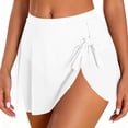 thumbnail image 2 of Gamivast Womens Swimwear Cover Ups High Waisted Mesh Sheer Swim Skirt with Side Dstring Ruched Coverup for Summer Beach Pool Party Resort Wear Outfits, 2 of 7