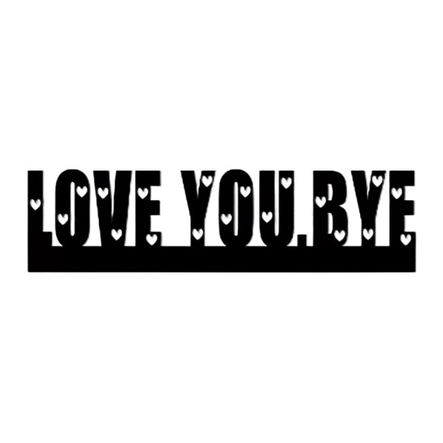 zhangmingg Wooden Door Decorative Stickers Movable Wall Art for Home Modern Removable Lettering Inspirational Quote Sign