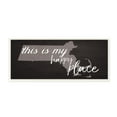 thumbnail image 2 of The Stupell Home Decor Collection This Is My Happy Place Massachusetts Wall Plaque, 2 of 4