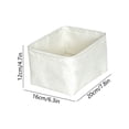 thumbnail image 3 of Foldable Clothes Organizer Bag, Multi-Size Storage Bin, Collapsible Basket, Lightweight Build and Easy Clean for Shelves, Bathrooms and Dorms., 3 of 6