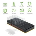 thumbnail image 3 of Charging Station Organizer For Multiple Devices, 100W Multi USB Fast Charger Desktop Docking Station With 15 Port,Compatible With Phone, Tablet, Earbuds, Smartwatch ,Easy to Use, 3 of 7
