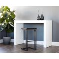 thumbnail image 2 of Sunpan Boone 30" Modern Faux Leather Barstool in Dark Gray-Onyx (Set of 2), 2 of 6