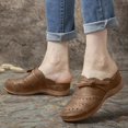 thumbnail image 2 of MKLEKYY Sandalias deportivas para Mujer, Informales y de Moda, Con Suela Gruesa y Lazo, Con Lazo Ahuecado y Cabeza Tallada., 2 of 4