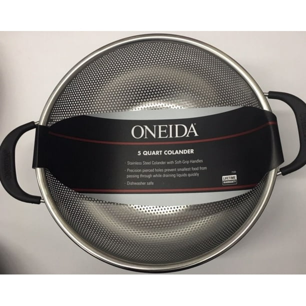 Oneida 5 Quart Stainless Steel Colander