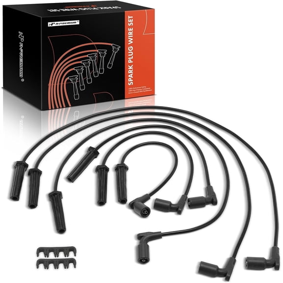 A-Premium Ignition Spark Plug Wires Set of 6 Compatible with Chevrolet Malibu Impala Monte Carlo Uplander & Buick Lucerne Terraza & Pontiac G6 Montana & Saturn Aura Relay Vue 3.5L 3.9L
