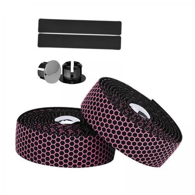 2xCintas Para Manillar De Bicicleta Cinta Para Manillar De Bicicleta Para Bicicletas De Montaña Y Carretera Mangos De Raqueta Rosa