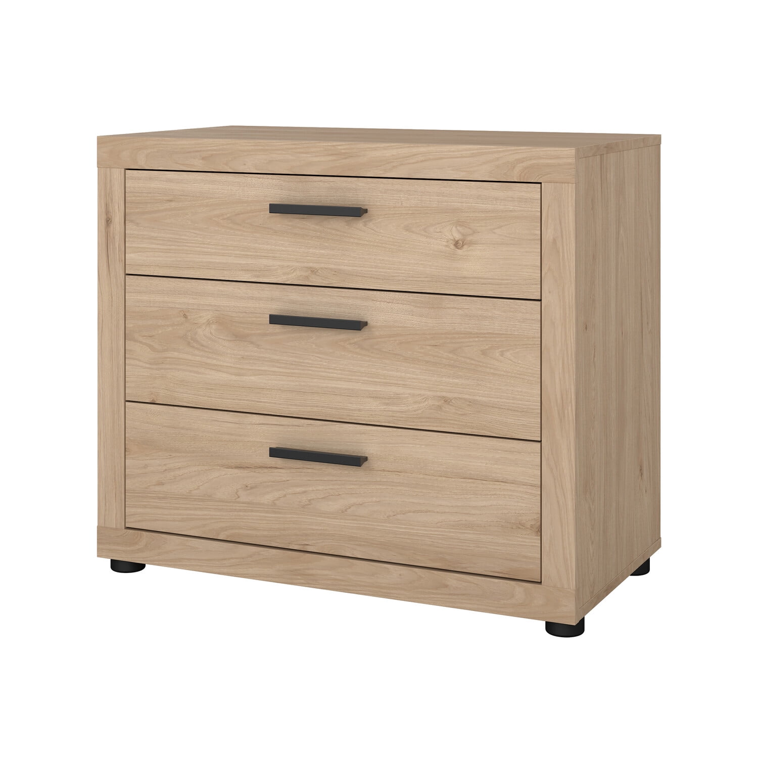 Tvilum Mira 3 Drawer Dresser for Adults, Jackson Hickory