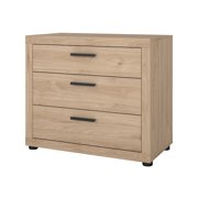 Tvilum Mira 3 Drawer Dresser for Adults, Jackson Hickory