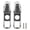 Titanium, variant on Riousery Motorcycle Left Right Chain Adjusters Tensioners CNC Aluminum Alloy Replacement Kit for Yamaha YZF R6 2017 2018 2019 2020 High Performance Regulators Black