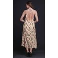 thumbnail image 4 of Bimba Robe Longue Dos Nu à Col Halter Imprimée pour Femmes - TG, 4 of 6