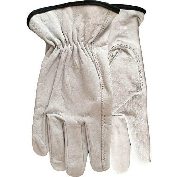 Watson Gloves 546-M Mens Scapegoat Full Grain Goatskin Gloves - White - Medium
