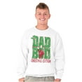 thumbnail image 5 of Funny Dad Bod Christmas Edition Men's Crewneck Sweatshirt Brisco Brands S, 5 of 6