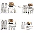 thumbnail image 2 of serony Stainless Steel Door Handle Lock Keyed Handleset Lever Mortise Panel Lock D, 2 of 9