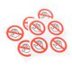 thumbnail image 3 of BRIGHTFUFU 10pcs no toque pegatina no use señales de mano calcomanía auto adhesiva sin signo táctil, 3 of 7