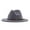 Grey, variant on beishanbush Clothing 2025 Baseball Caps Womens Classic Wide Floppy Panama Hat Belt Buckle Wool Fedora Hat Dark Gray