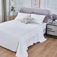 thumbnail image 2 of LBRO2M Bed Sheet Set - Brushed Microfiber Sheets Bedding - Bed Sheets & Pillowcases - 16 Inches Deep Pockets - Easy Fit - Breathable & Cooling Sheets- 4 Pieces, 2 of 7