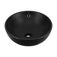thumbnail image 2 of Sublime 17” Round Vessel Sink in Matte Black, 2 of 12