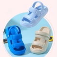 thumbnail image 6 of Toddler Kids Closed Toe Slide Sandals, Antiskid EVA Summer Slippers for Boys Girls Indoor Outdoor Beach Shoes Blue 12-13 Years, 6 of 9