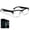 Slivery, variant on Genxenon Smart AI Glasses for Hands-Free Travel & Calls,165+ Languages Translation,Anti Blue Light Glasses Suitable for Meeting and Buisness,Powered By Chatgpt,Gold Half Frame Unisex