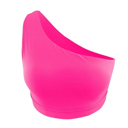 BYHONG New Sports Underwear High Spring Push Up Yoga Bra Running Outdoor Proof Fitness Underwear Women Women s Sports Bras Hot Pink L