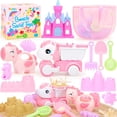 thumbnail image 1 of Juguetes de playa Tagitary Unicorn Sand con bolsa de malla para niños, 1 of 8