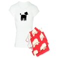 thumbnail image 1 of CafePress - Black Poodle - Women's Light Pajamas, 1 of 1