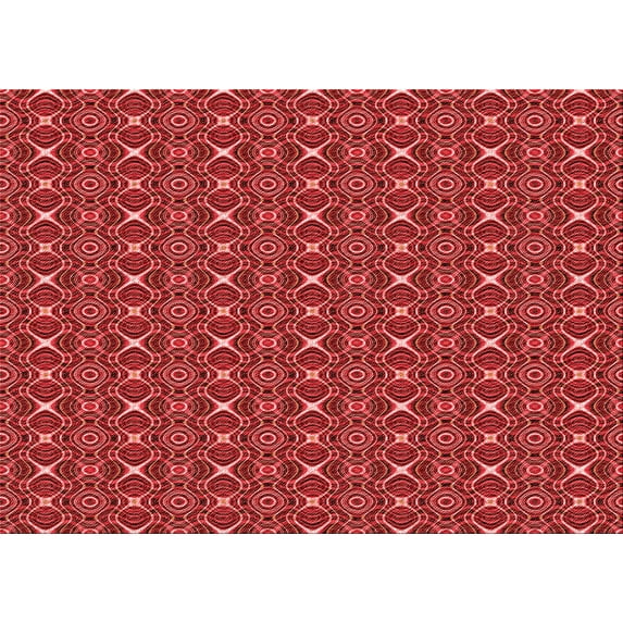 Ahgly Company Machine Washable Indoor Rectangle Transitional Red Area Rugs, 6' x 9'