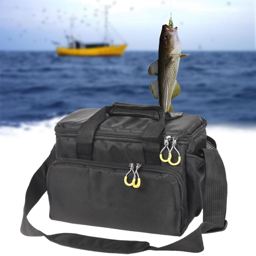 Yihuala Waterproofs Fishing Bag Large Capacity Fishing Tackle Backpacks Outdoor Fishing Lures Gear Bag Carrying Pouches Enduring