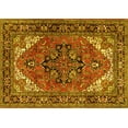 thumbnail image 1 of Ahgly Company Machine Washable Indoor Rectangle Persian Yellow Traditional Area Rugs, 8' x 12', 1 of 4