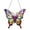 A, variant on Butterflys Stained Glass Suncatcher Ornament 4.3" Acrylic Welcome Sign for Front Door, Hanging Wall Window Suncatchers Home Farmhouse Decorations for Garden Patio