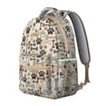 thumbnail image 2 of Dog Print Bookbag for Active Lifestyles - Gym, School & Travel Friendly, Water-Resistant, Trendy Pet Lover Look, 2 of 6