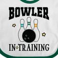 thumbnail image 4 of Inktastic Future Bowler in Training Bowling Boys or Girls Baby Bib, 4 of 4