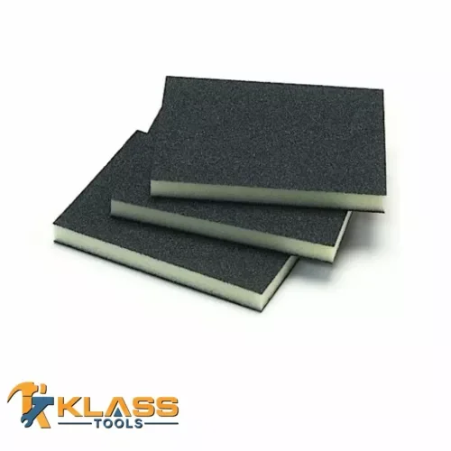 Double Sided Flexible Sanding Pad/Sponge (Set Of 2 Medium & Fine Grits ) (1 Set)