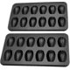 thumbnail image 4 of 2 Pack Nonstick Madeleine Pan, 12-cup Heavy Duty Shell Shape Baking Cake Mold Pan.-sfygv, 4 of 5