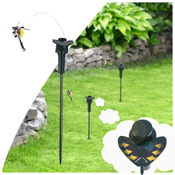 2Pcs Solar Hummingbird Garden Electric Feather Bird Mall Park Simulation Decoration,Desk Lamps For Bedrooms