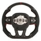 thumbnail image 2 of Volante de carreras de coches de cuero preperforado ANGGREK Volante de fibra de carbono Apto para Dod-ge Je-ep Grand Cherokee, 2 of 8