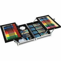 Artists Loft Necessities All-Media 126-Piece Quality Deluxe Gift Art Set with Metal Case