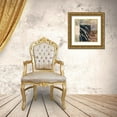 thumbnail image 3 of Goldberger, Jennifer 26x26 Gold Ornate Wood Framed with Double Matting Museum Art Print Titled - Indigo Layers II, 3 of 4