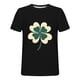 thumbnail image 3 of Hombro Frío Tops Día de San Patricio Impreso Cuello Redondo Gota Hombro, Manga Corta Casual de los Hombres, 3 of 3