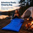 thumbnail image 2 of Camping Sleeping Bag for Adults, Lightweight Portable Sleeping Bag, Compact Sleeping Bag for Camping Hiking Travel Outdoor Use,210×73cm, 2 of 7