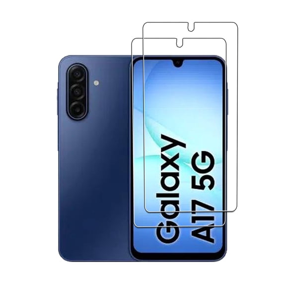 HYRACPO [2-Pack] Screen Protector for Galaxy A17 , 9H Tempered Glass Film, HD Clear, Anti-Scratch, Bubble Free