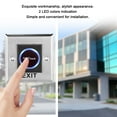 thumbnail image 1 of Fdit Infrared Sensor Button,Infrared Sensor Switch Contactless No Touch Door Exit Button with Backlight for Access Control,Access Control System, 1 of 10
